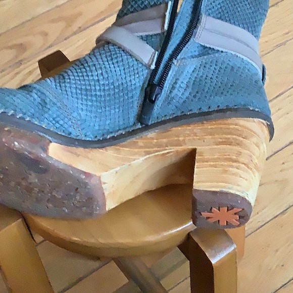 The Art Company Amsterdam Heeled Clog  Ankle Boot 38 excellent condition - Picture 5 of 6